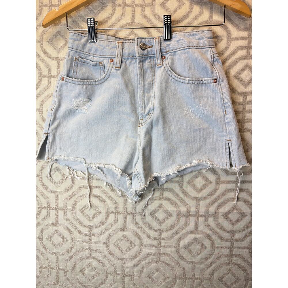 Wild Fable Super High Rise Button Fly Cut Off Shorts Women 00 2.5" Inseam‎